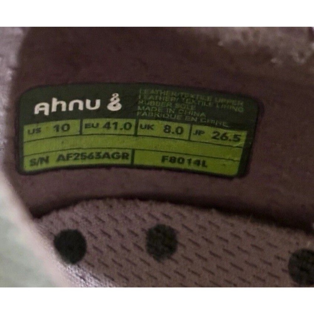 Ahnu by Teva Telegraph Women's Size 10 Mary Jane Flats Grey Pink Polka Dot Sport - Picture 3 of 14